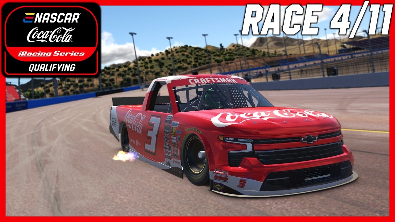 eNASCAR Coca-Cola iRacing Qualifying Series | Race 4/11 | Phoenix 120 Laps