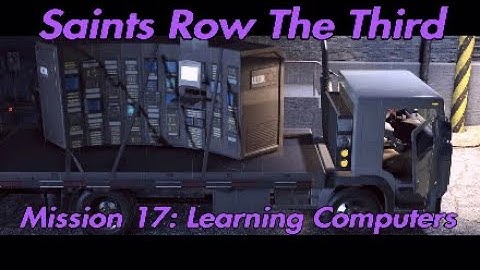 Saints Row The Third Remastered PS4 Mission 17: Learning Computers