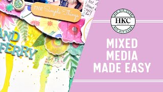Create Stunning Mixed Media Backgrounds with May 2024 Hip Kits by KIREI BALDWIN