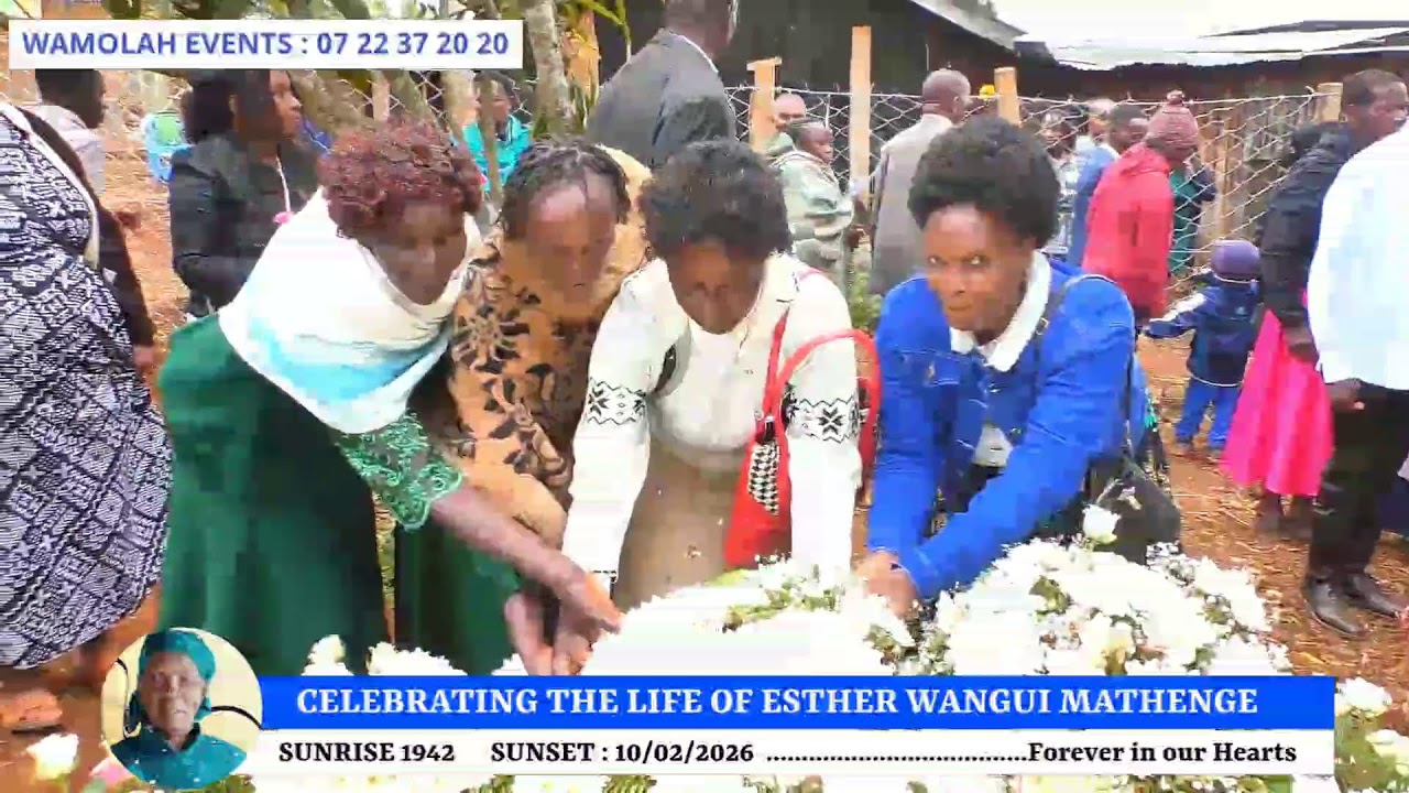 CELEBRATING THE LIFE OF ESTHER WANGUI MATHENGE