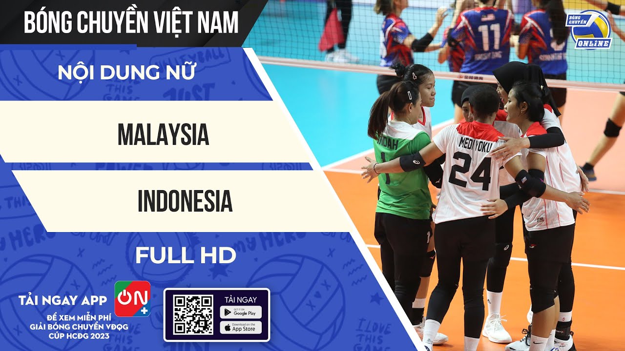 FULL HD Malaysia Indonesia Women's Volleyball SEA Games 32 YouTube