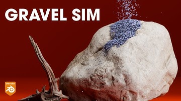 Self Colliding Particle Simulation in Blender