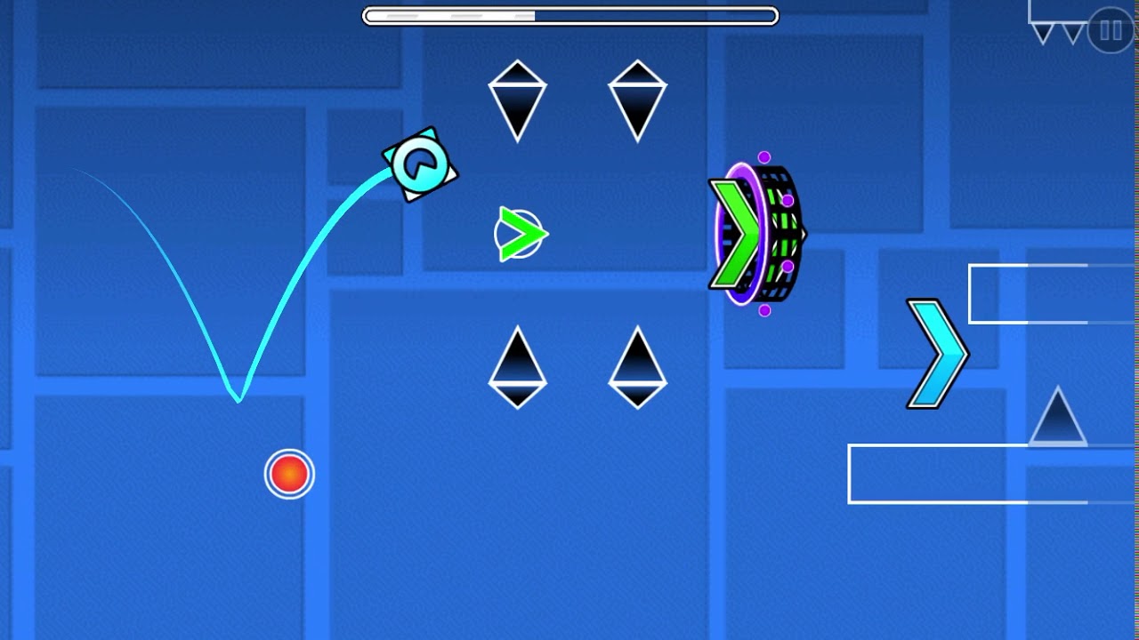 Geometry dash my new map - YouTube