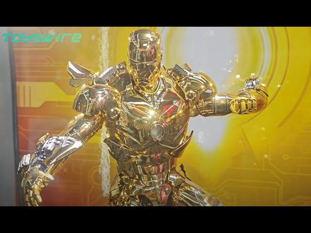 8K】Hot Toys Iron Man Mark III (Golden Color Version) 1/6th Scale