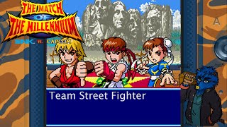 SNK vs Capcom: Match of the Millenium -  Team Battle: Ken, Ryu, & Chun-li