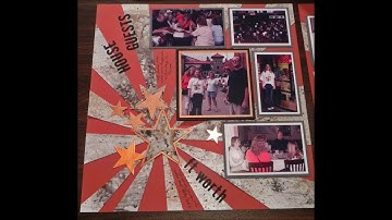 Scrapbooking Layout: House Guests - B2E series