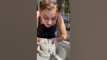 Wheel Throwing asmr #shorts