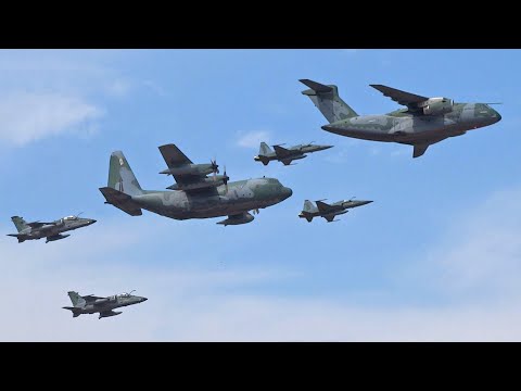 Aviões e Helicópteros da Força Aérea Brasileira e Exército Brasileiro, 7 de Setembro