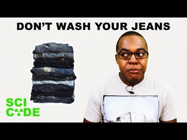 【NONCODE】Glitch washing denim pants Why You Shouldn't Wash Your Jeans | SCI CODE - YouTube