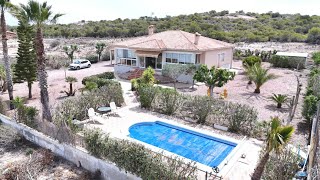 Beautiful Villa with 12,000m2 plot at 5 min drive from beach at La Marina 289,000 € 3 bed 2 bathroom
