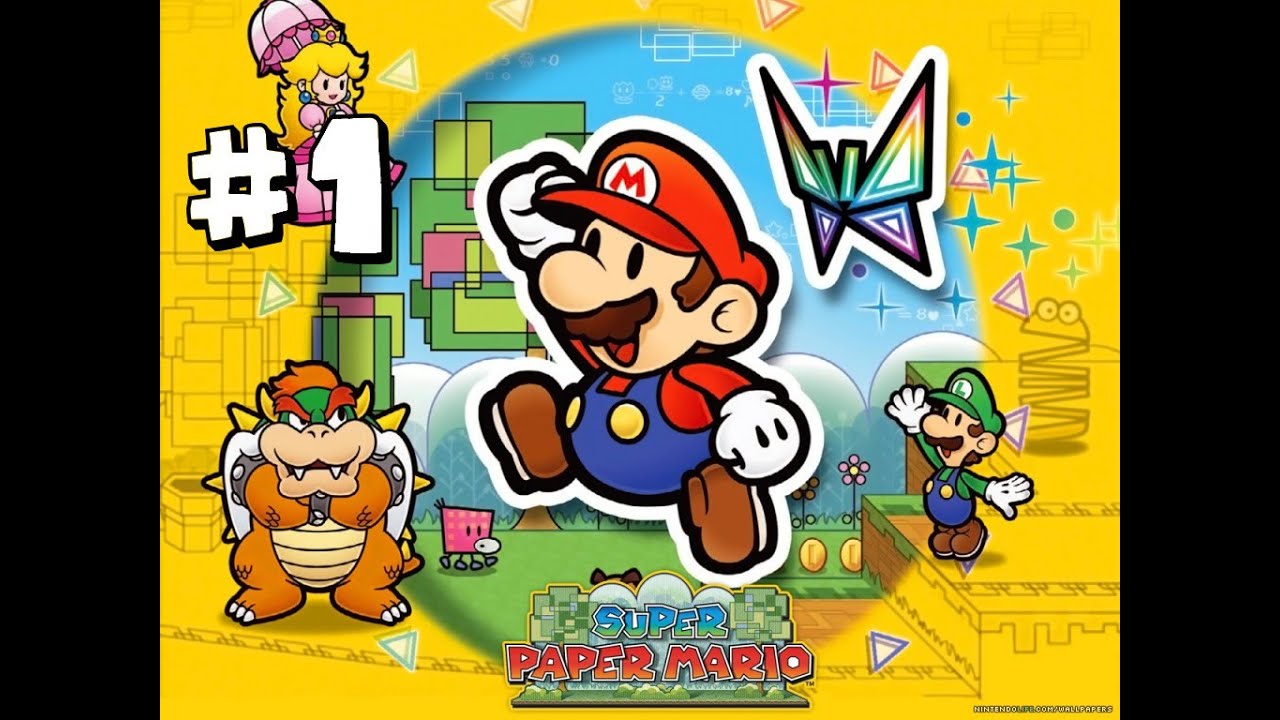 Super Paper Mario Walkthrough Part 1 YouTube