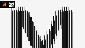 Stylized Halftone Lines in Illustrator