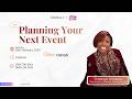 Planning Your Next Event With Temitope Omotosho