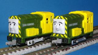 【きかんしゃトーマス】 カプセルプラレール しましまのゴードン編 ハリーとバート Nゲージ化 【鉄道模型】