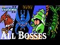 Adventure Island 2 (NES) // All Bosses