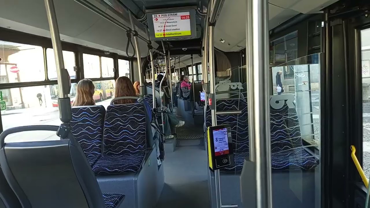 DPMHK/SOR NS 18M electric/Linka 23/Slezské Předměstí Cihelna- Pod Strání/29.10.2025+Divné klepání.