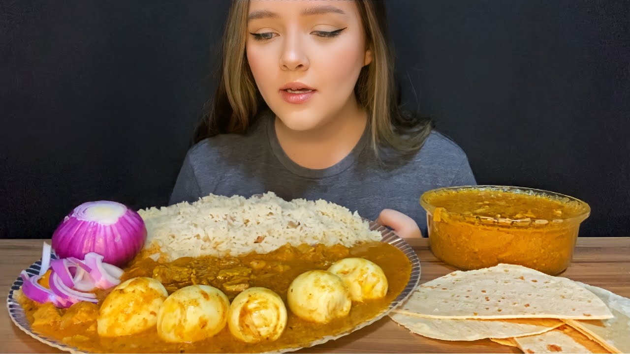 ASMR BUFFET GIGANTE DE COMIDA INDIANA (GIANT INDIAN FOOD BUFFET) MUKBANG BRASIL | CAMILE ASMR