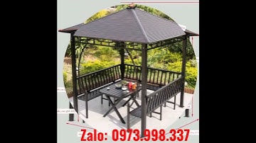 Nhà chòi nghỉ sân vườn, quán cafe, sân thượng chất liệu/NHÀ CHÒI_HƯƠNG HÀ #shorts  #nhachoi #06