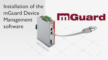 Installation of the mGuard Device Management (MDM) software in Windows OS