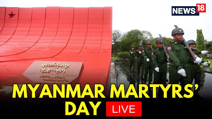LIVE | Myanmar's 78th Martyrs' Day LIVE | Myanmar Commemorates Fallen National Heroes | N18G