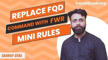 Amadeus Session 57 | Replacement for FQD Command | Check Fare Rules Easily FWR command | Gaurav Gera