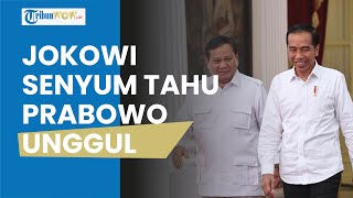 Jokowi Senyum Tipis-tipis Sambil Tanggapi Hasil Quick Count Pemilu 2024, Prabowo-Gibran Unggul