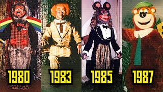 La Evolucion de los Escenarios de Showbiz Pizza Place