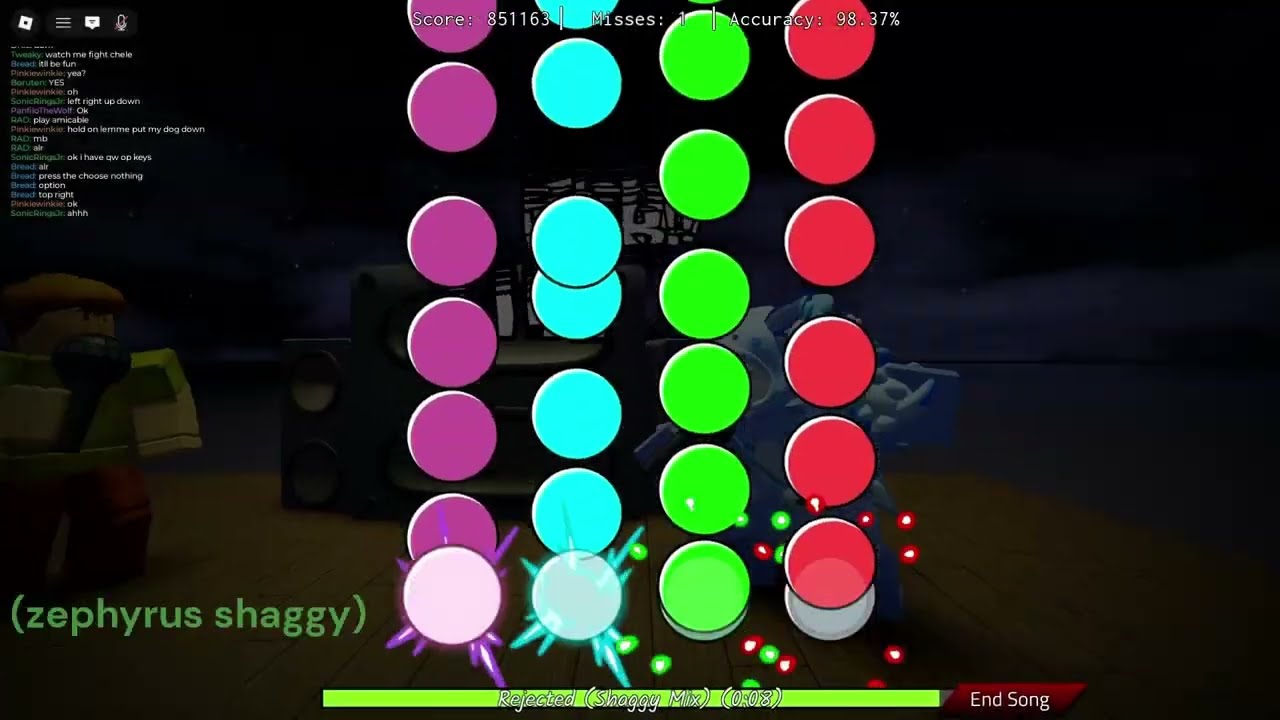 Rejected (Shaggy Mix) 🔥 - Vs Shaggy & Matt Fan Songs (17 Misses) (4 Keys Version) (Read Description)