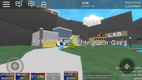 Code For ADMIN in ROBLOX Shouting Simulator