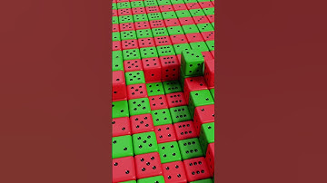 Oddly Satisfying Dice Completing The Pattern ✨