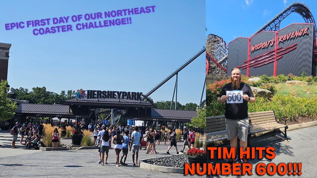 The SWEETEST theme park in the WORLD?! HersheyPark - Northeast Coaster ...