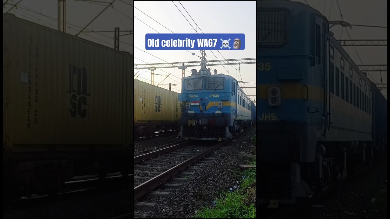 Powerful WAG-7 in Action | Indian Railways! 