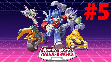 ANGRY BIRDS TRANSFORMERS-GAMEPLAY WALKTHROUGH HD PART 5 LOCKDOWN RESCUE