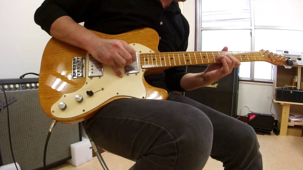 1976年製 Fender Telecaster Thinline Clean - YouTube