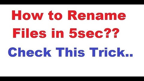 How to Rename Bulk Files? | Rename Bulk Files in Just 5sec | RK Keynotes | RK
