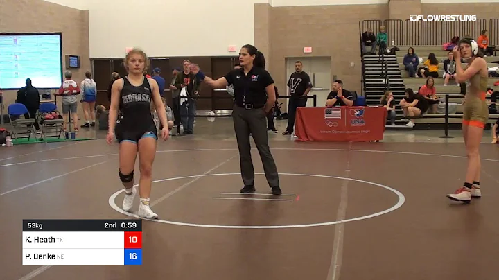 53 Kg Consi Of 16 2 Katherine Heath Team Texas Vs ...