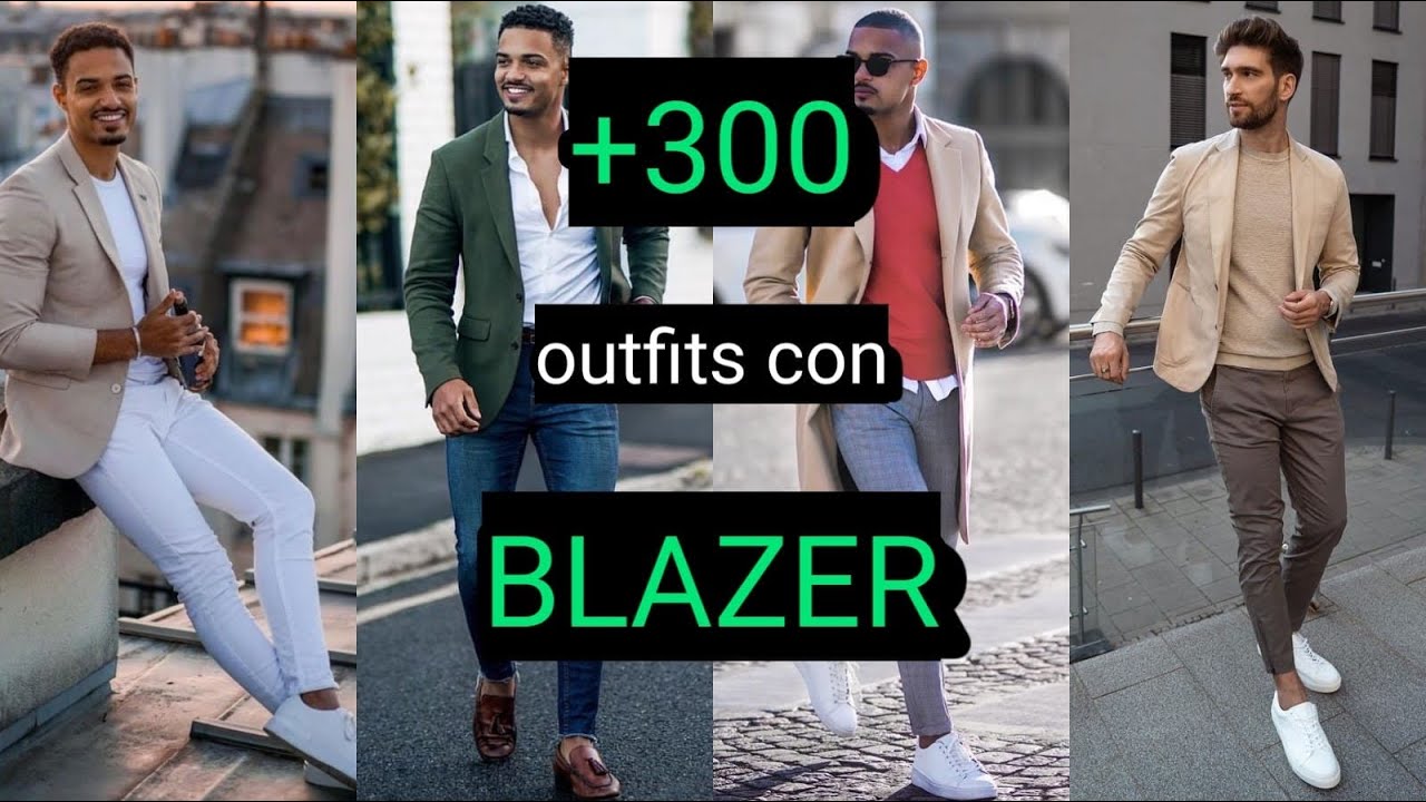 +300 OUTFITS con BLAZER y SACOS para hombre (casuales, elegantes, Semi formales, sport)
