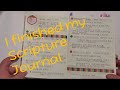 I Finished My Scripture Journal | Scripture Journal Flip Through