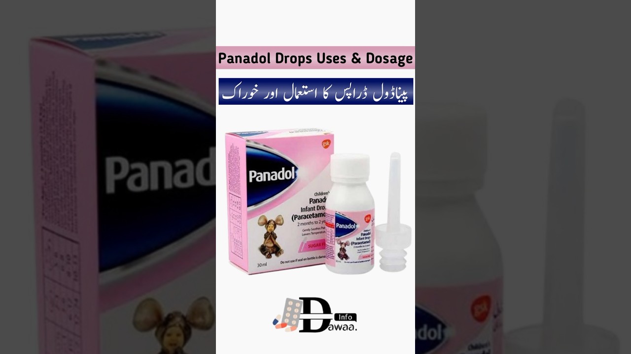 Panadol Drops Uses & Dosage in Urdu/Hindi 