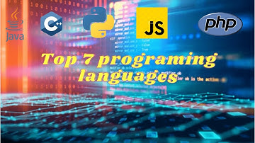Top 7 programming languages in 2022 | best programming languages | most used programming languages