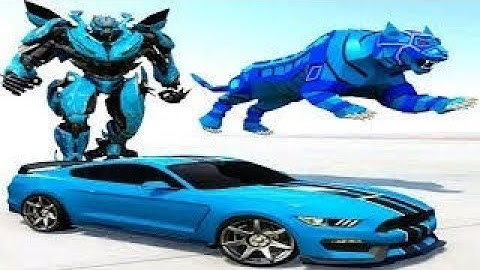 Tiger Transform Robot Car Games Android/ios - Gameplay