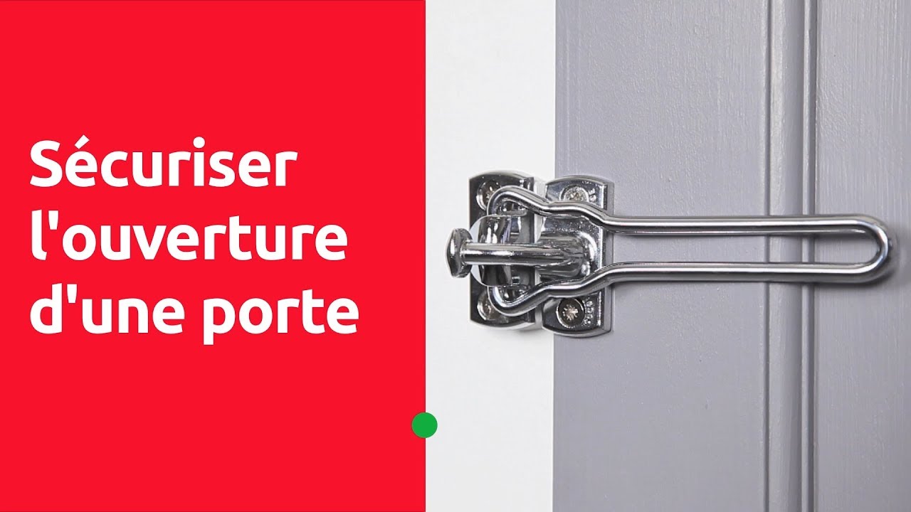 Entrebailleur de porte, Verrou porte entree, Securite porte entree