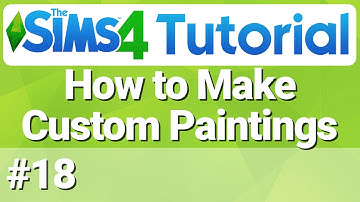 The Sims 4 - How to Make Custom Paintings