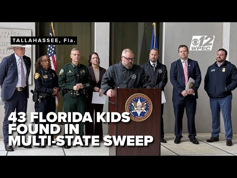 43 missing Florida children found recovered during Operation Northern Lights