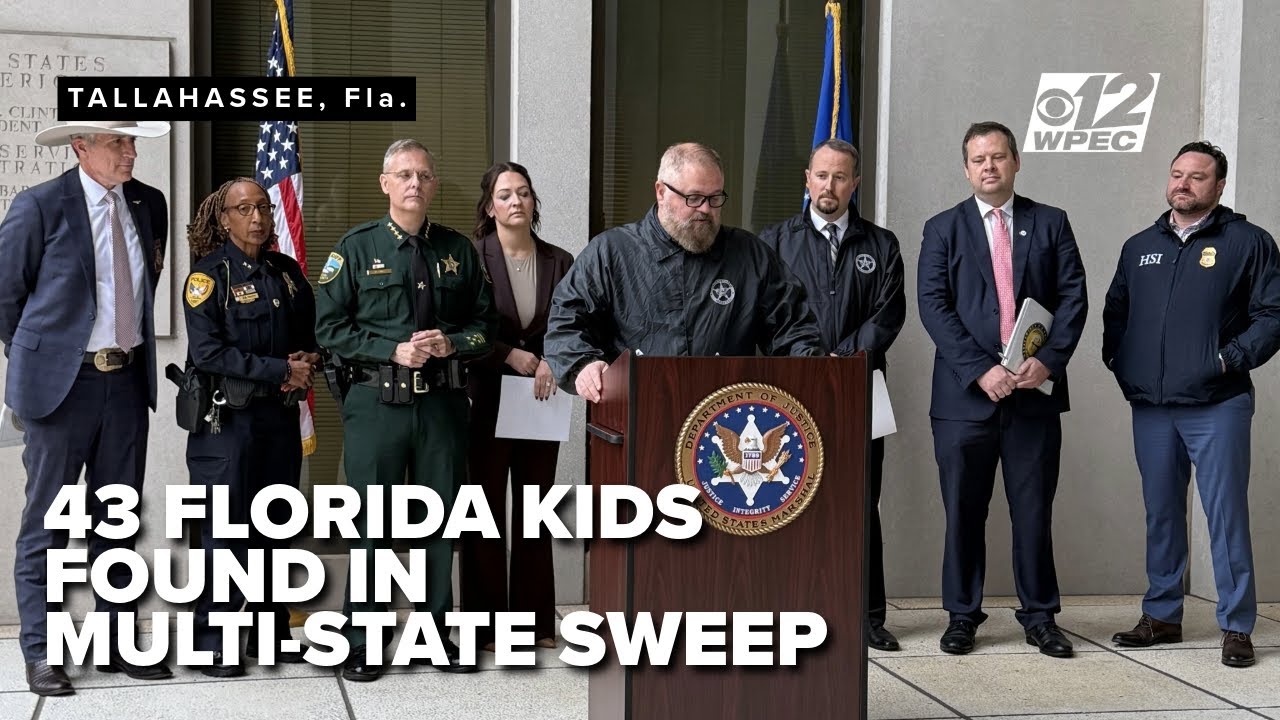 43 missing Florida children found, recovered during 'Operation Northern Lights'
