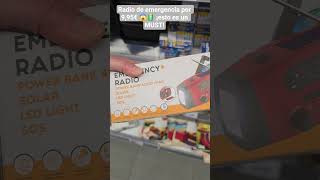 Radio de emergencia por 9,95€ 😱🔋 ¡esto es un MUST! #action