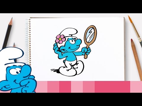 كيف ترسم مغرور السنافر