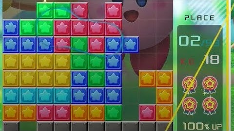 Intense Tetris 99 1v1 on Kirby Forgotten Land Theme!