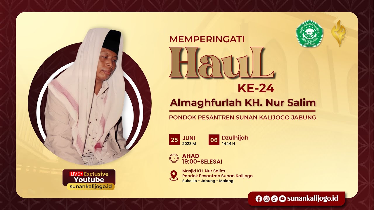 HAUL KE -24 ALMAGHFURLLAH KH. NUR SALIM