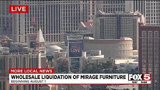 Details of Mirage Las Vegas liquidation sale announced